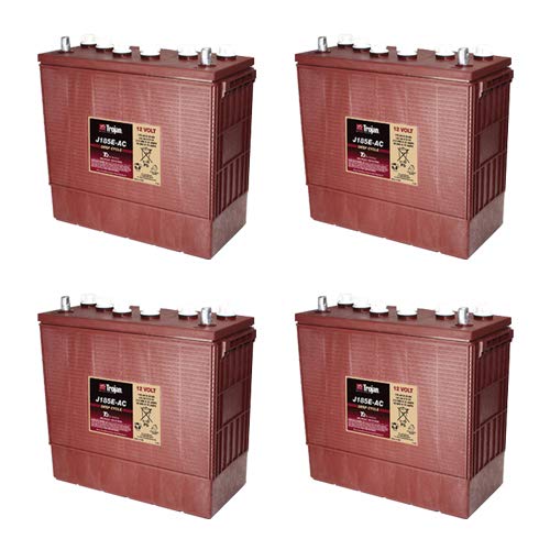 Trojan J185E-AC 12 Volt, 175 AH Deep Cycle Battery - 4 Pack