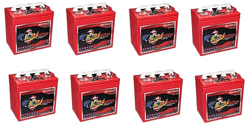 PowerStar US Battery US8VGC T875 8 Volt, 170 AH Deep Cycle Battery - 8 Pack