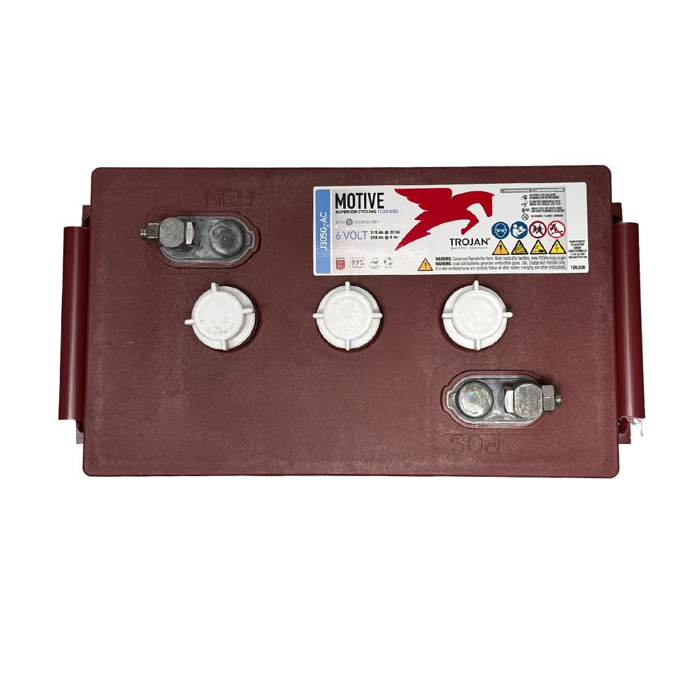 Trojan J305G-AC 6V 315Ah Flooded Lead Acid Battery (Set of 4)
