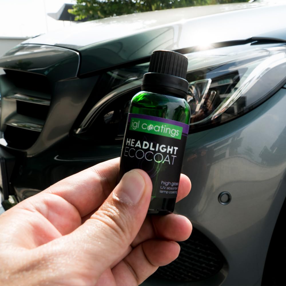 IGL Ecocoat Headlights, UV Absorber (30ml) – Ultimate Headlight Coating for Long-Lasting Clarity & Protection