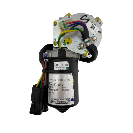 Sprague Devices E‑008‑230 Heavy‑Duty Two‑Speed Windshield Wiper Motor – 12V/24V, 36 Nm Stall Torque, Thermal Protection, EMI Suppression – Fits Mack C & CH Series (1988–Present)