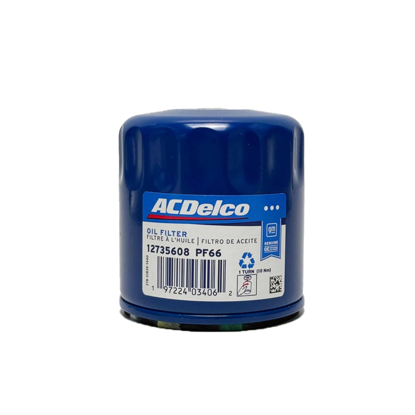 ACDelco GM PF66 (12735608) Original Equipment Engine Oil Filter (Case of 12)