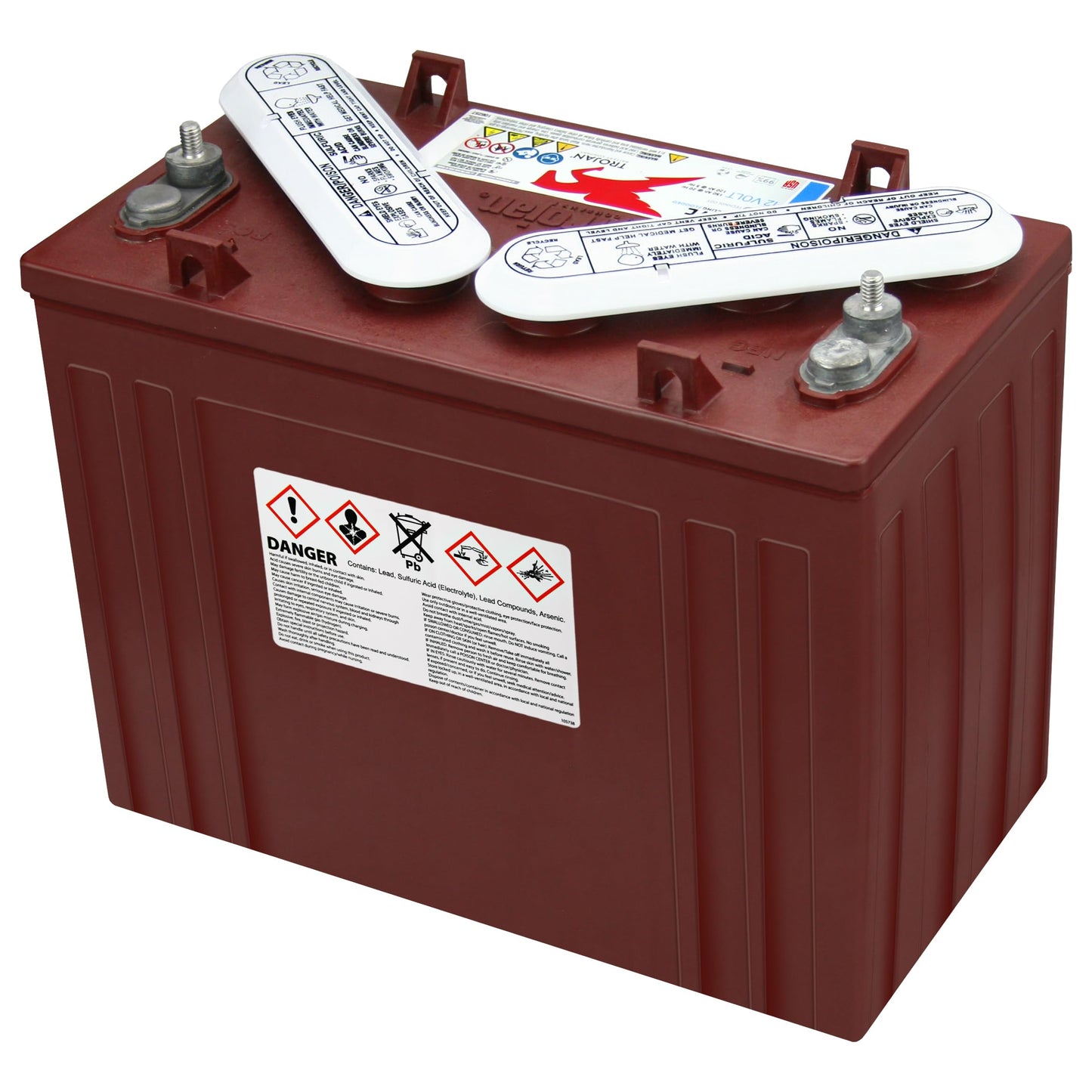 Trojan T1275 12 Volt, 150 AH Deep Cycle Battery - 6 Pack