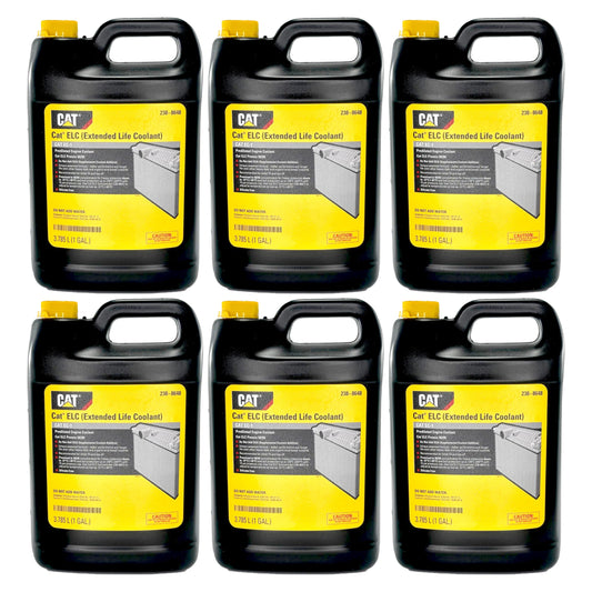 CAT 238-8648 Extended Life Coolant 50/50 Premix, Red - 1 Gallon Jug (Case of 6)