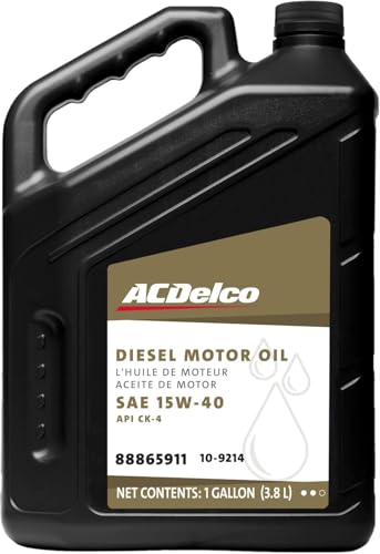 ACDelco Gold 10-9214 (88865911) CK-4 Diesel 15W-40 Motor Oil - 1 gal (Case of 3)
