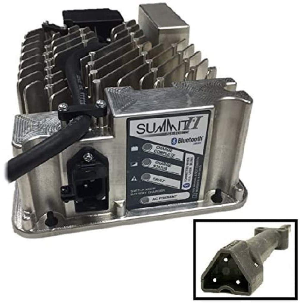 Lester Summit Series II Battery Charger 650W 36/48V with E-Z-GO RXV & TXT 48V 3-Pin Plug with 8.5 Ft. DC Cord