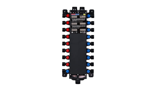 Viega 49615 (18) Port MANABLOC without Port Adapters (8 Hot, 10 Cold)