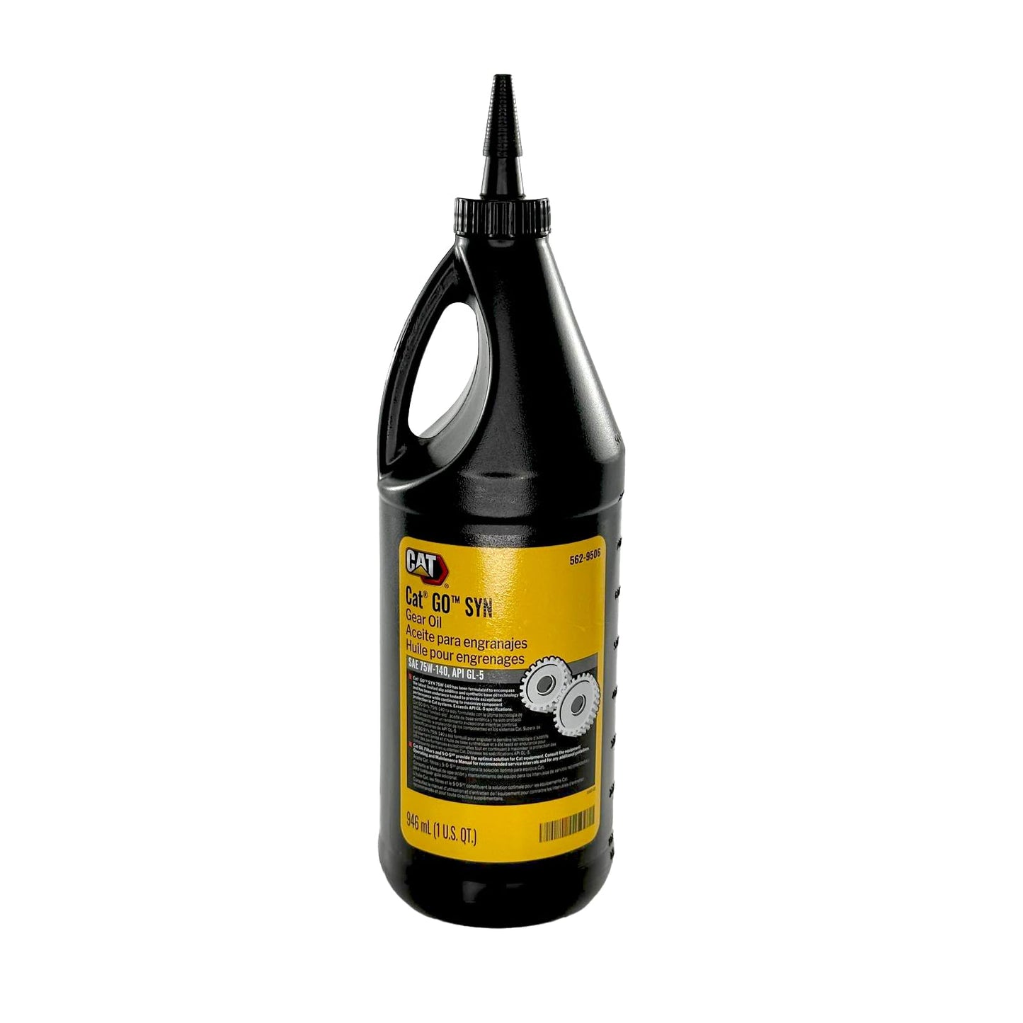 Cat 562-9506 GO Synthetic 75W-140 Gear Oil | 1 Quart (Pack of 2)