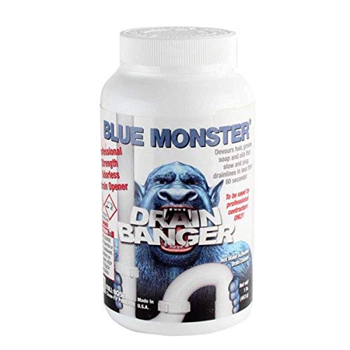 Set of 3 Blue Monster Drain Banger Drain Cleaner