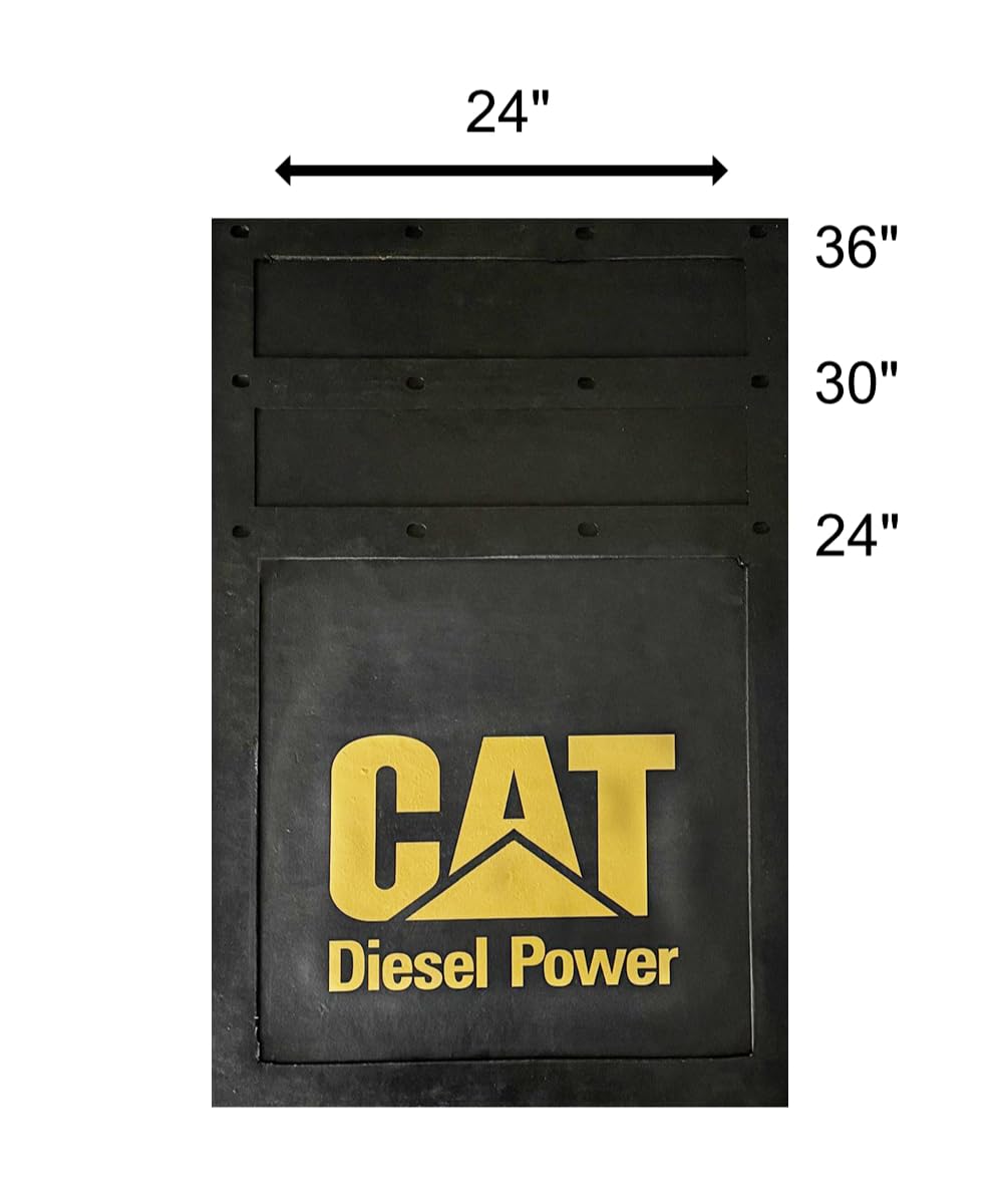 Cat Mud Flaps 24"x36" | 1/2'' Thick (Set of 2)