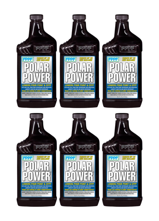 FPPF Polar Power® 00106 Diesel Fuel Treatment – 32 oz. (Pack of 6)