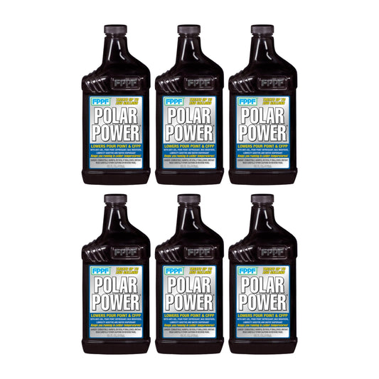 FPPF Polar Power® 00106 Diesel Fuel Treatment – 32 oz. (Pack of 6)