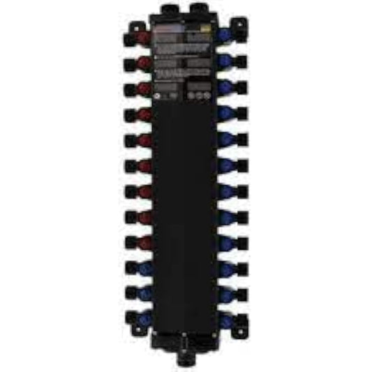 Viega 49620 24 Port MANABLOC without Port Adapters (9 Hot, 15 Cold)