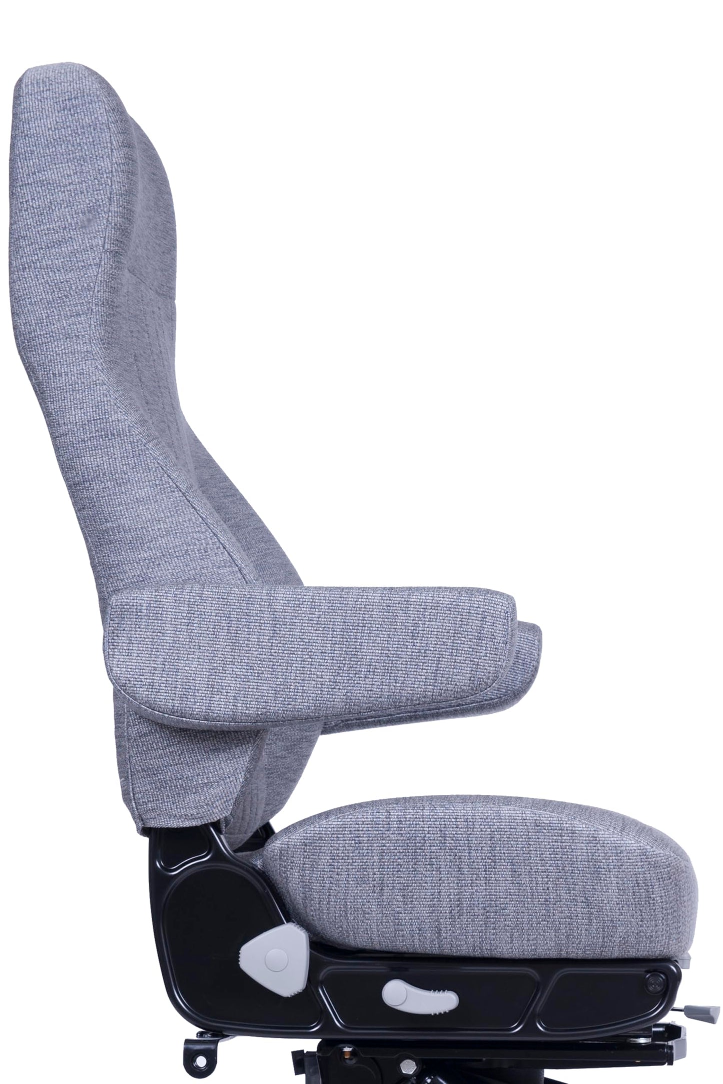 National Seating 50764.365 Truck Seat, HiPro 95 Air Suspension, Black Mordura Cloth, Hi-Back, 15 in. Ratcheting Armrests