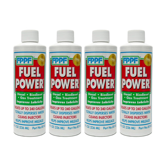 FPPF Fuel Power® 00100 Diesel & Gas Fuel Treatment – 8 oz. (Pack of 4)