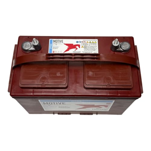 Trojan 27TMX 12V Flooded Lead Acid Battery, 105 Ah - Ideal for RVs, Marine, and Floor Cleaning Machines
