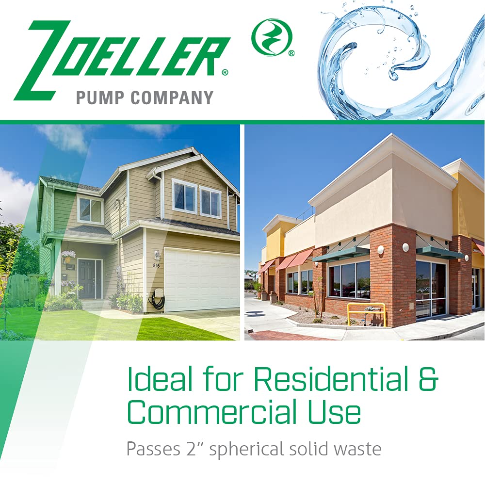Zoeller Zoeller 267-0001 1/2 HP Automatic Submersible Sewage and Effluent Pump
