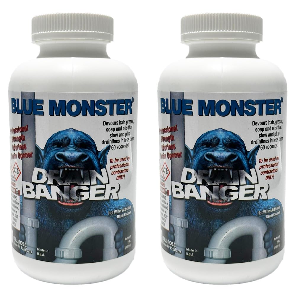Blue Monster Drain Banger Drain Cleaner 2 lbs. - 2 Pack