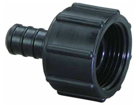 VIEGA 50023 Pureflow Zero Lead Poly Alloy Pex Crimp Port Adapter with 3/8" x 1/2" Crimp x Manabloc Port (15-Pack)