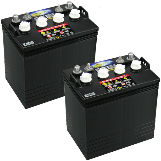 Crown CR-165 8V Deep-Cycle Flooded Battery Replaces Trojan T-875 X2