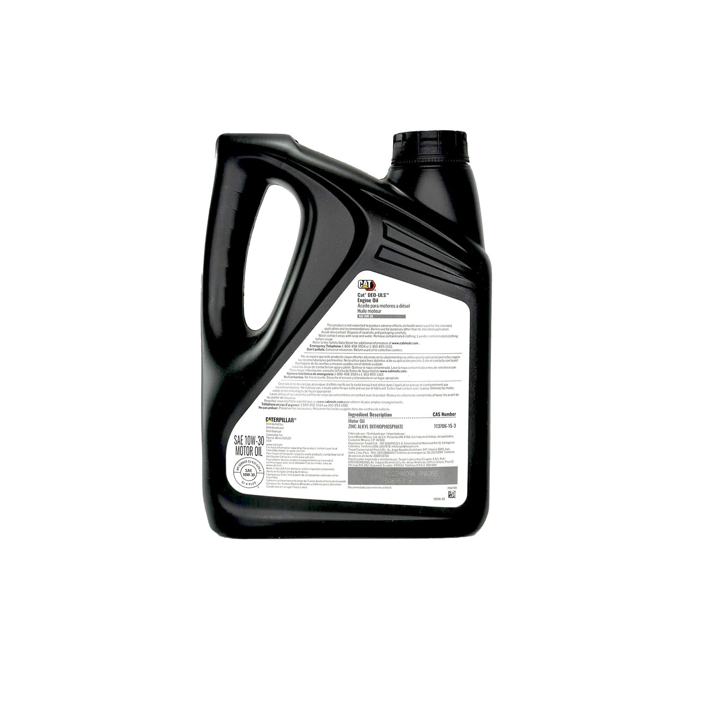 Cat 515-3985 DEO-ULS 10W-30 | Diesel Engine Oil Ultra-Low Sulfur | Case of 4 Gallons