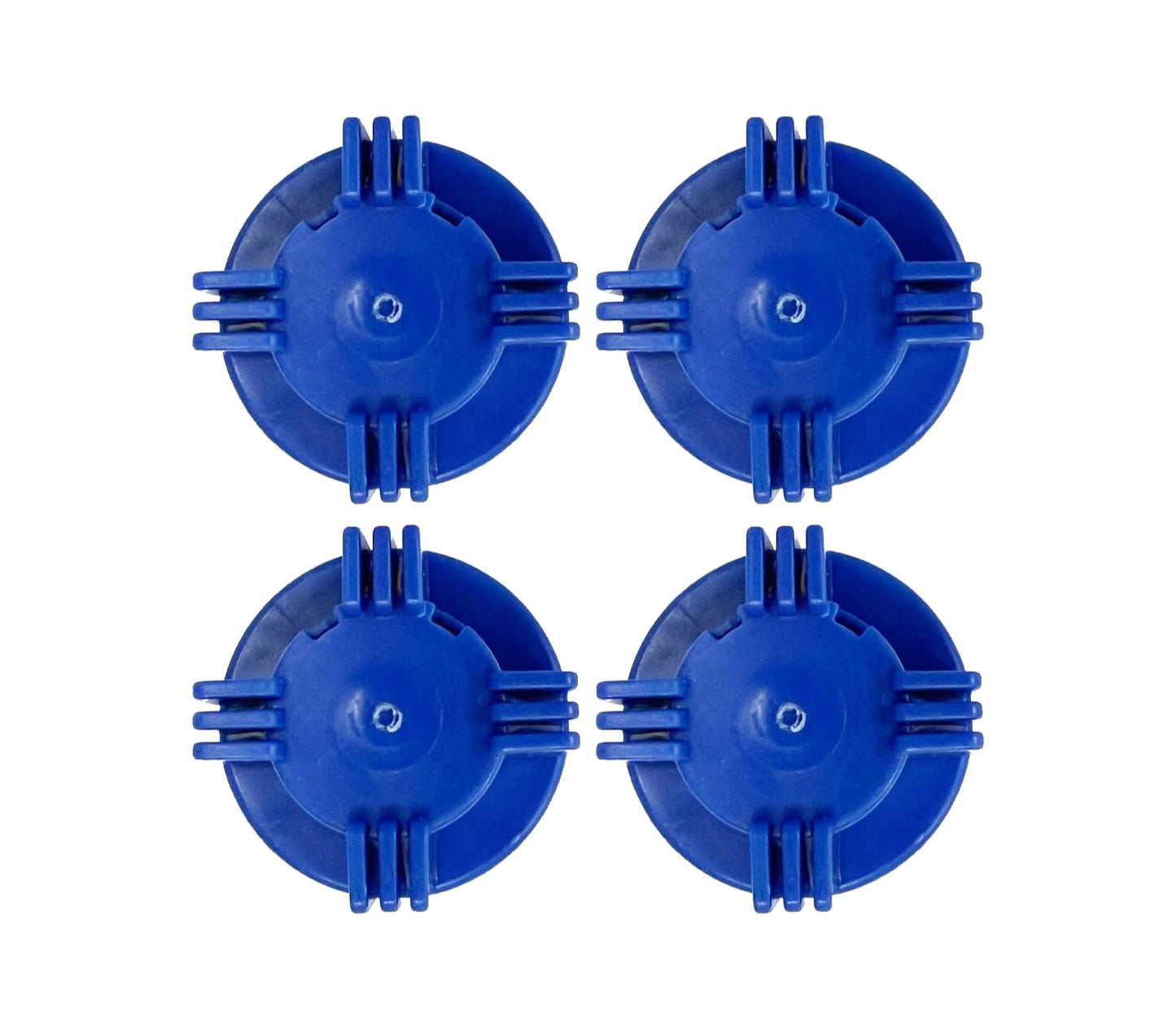 Stone River Golf Cart Battery Vent Cap - 1/4 Turn Bayonet Style (Color: Blue) Pack of 4