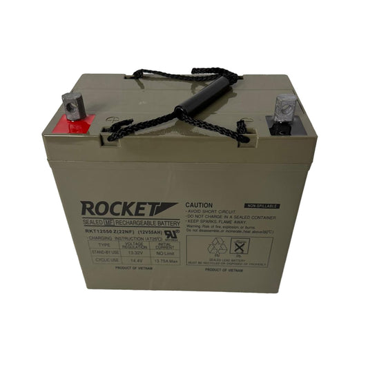 ROCKET RKT12750 Z (24) Rechargeable Battery | 12V 75Ah SLA AGM for Solar, Mobility, Marine, UPS Systems