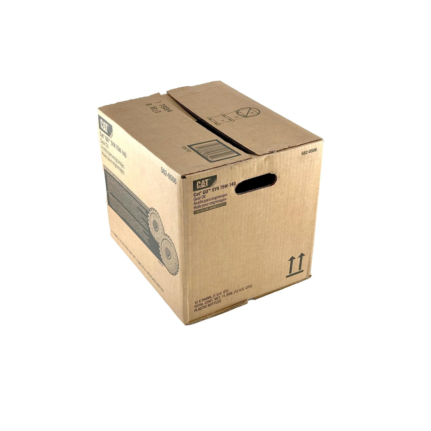 Cat 562-9506 GO Synthetic 75W-140 Gear Oil | 1 QT. Bottles Case of 12