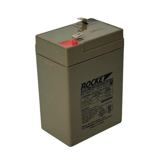 ROCKET RKT645 6V 4.5Ah SLA AGM Battery - F1 Terminal