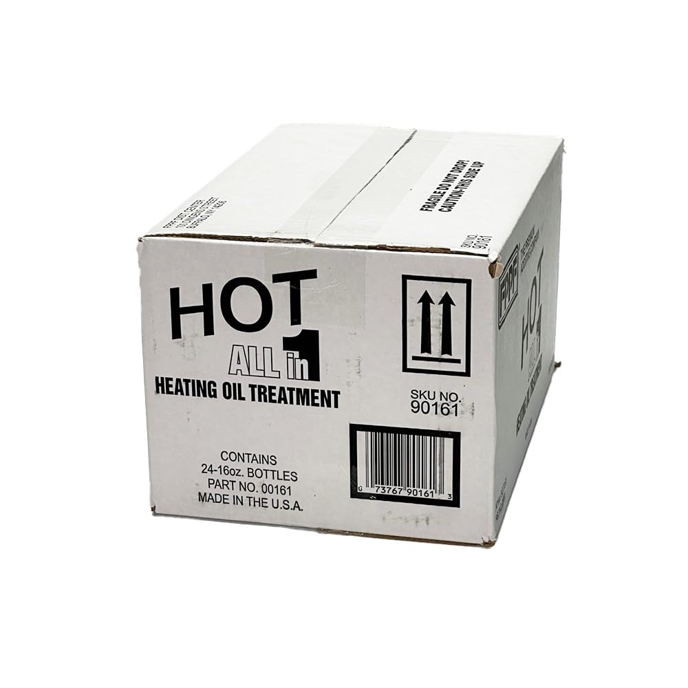 HOT 4-in-1 Heating Oil Treatment, Case of 24 bottles, 16 ounces each
