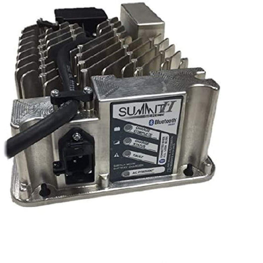 Lester Summit Series II Battery Charger 650W 36/48V with E-Z-GO TXT 36V PowerWise 2-Pin Plug with 8.5 Ft. DC Cord