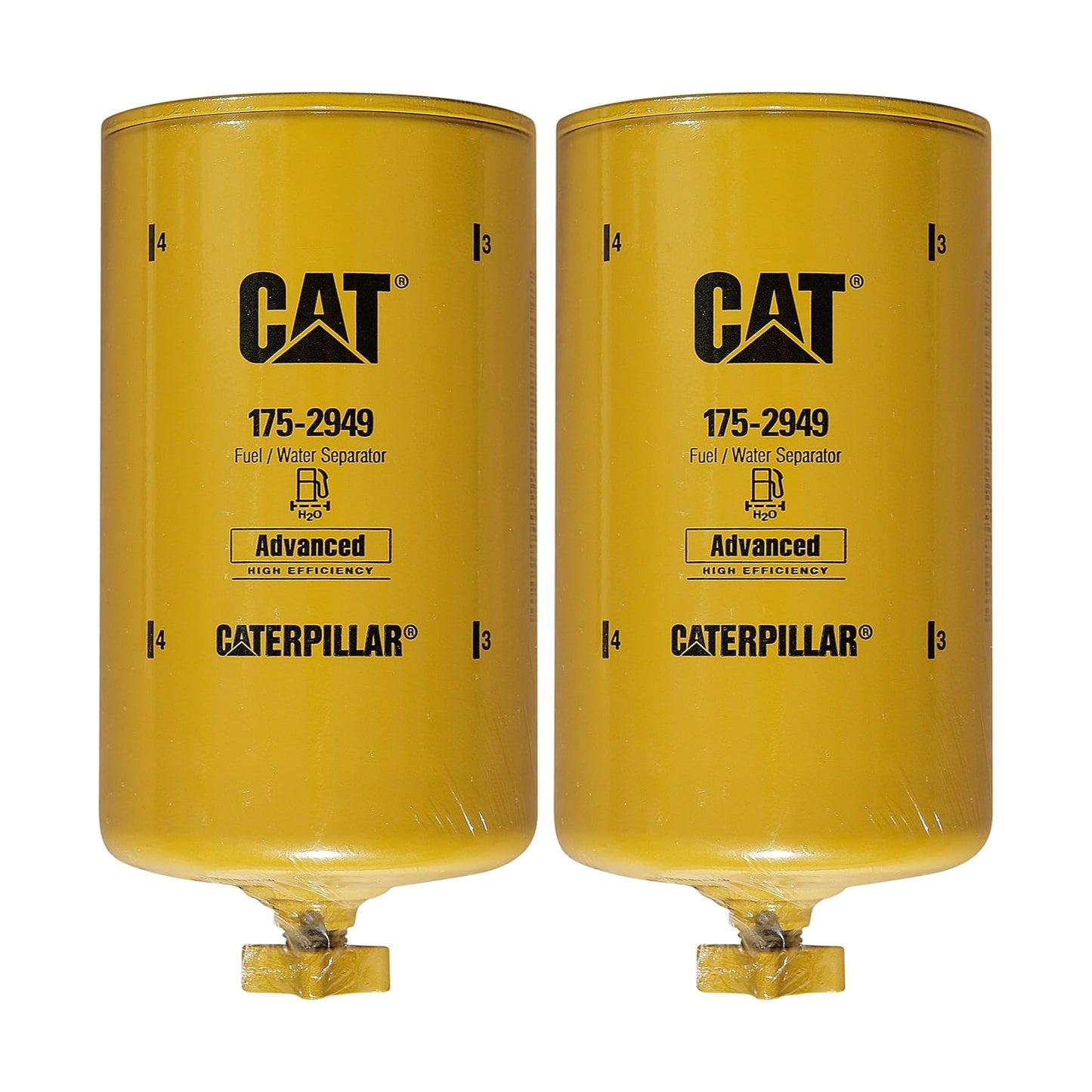Caterpillar 175-2949 Advanced High Efficiency Fuel/Water Separator (Pack of 2)