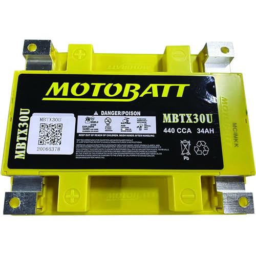 MotoBatt Db Electrical MBTX30U Battery Compatible With/Replacement For Motobatt Battery 4.7Ah