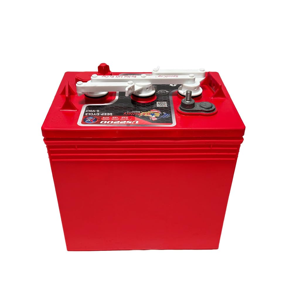 (Set of 12) US Battery US2200XC2 6 Volt 232 Ah Deep Cycle Battery, Group Size GC2 | Replaces T-105 T105