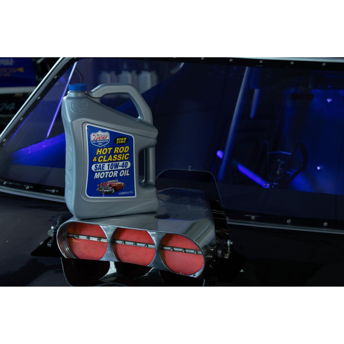 Lucas Oil 10683 10W-40 Petroleum Oil - 5 Quart Jug