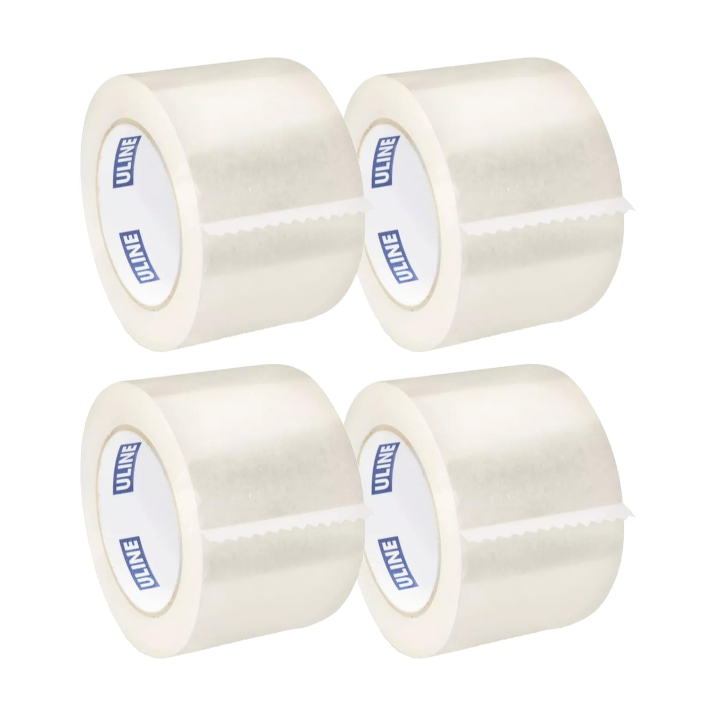 ULINE Industrial Shipping and Packing Tape - 3" x 110 Yards, 2.0 Mil (Pack of 4)