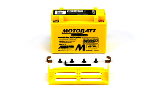 MBTX9UHD Motobatt 12V AGM Battery Replaces YTX9-BS/YT12A-BS/YTZ12S/YTZ14S/DEKA ETX9