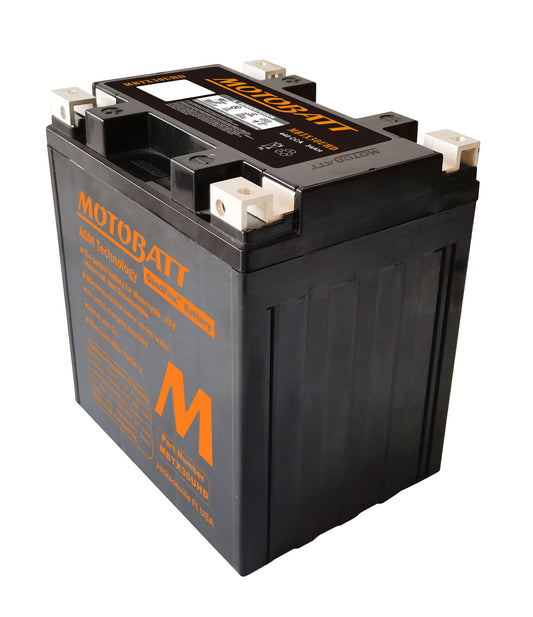 Motobatt MBTX30UHD 4.7 Ah Battery Replacement For Harley-Davidson CVO FLH (Touring) 1803 110cc 07 08 09 10 11 12 13 14, FLT 1690 103cc 10 11 12 13 14,FL,1584 96cc 07 08 09 10 11,1450 88cc 1999