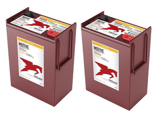Trojan J305-AES 6V Superior Deep Cycling AGM Battery | 3X Longer life over standard AGM | No maintenance