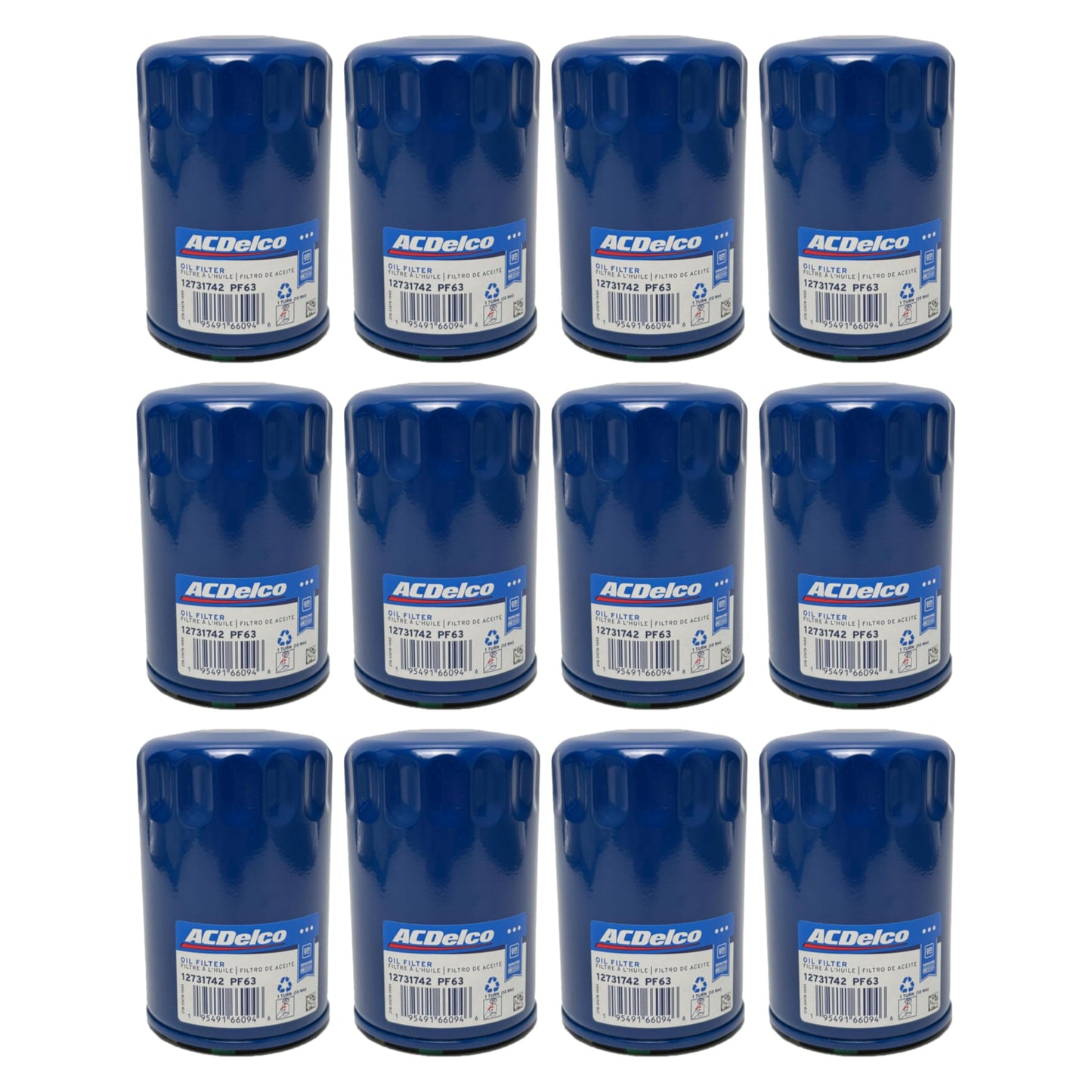 ACDelco GM PF63 (12731742) Original Equipment Engine Oil Filter (Case of 12)