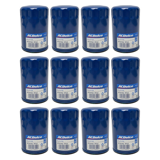 ACDelco GM PF63 (12731742) Original Equipment Engine Oil Filter (Case of 12)