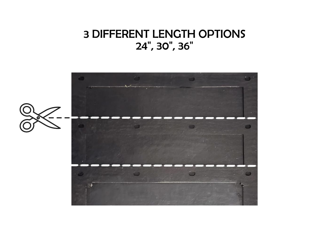 Cat Mud Flaps 24"x36" | 1/2'' Thick (Set of 2)