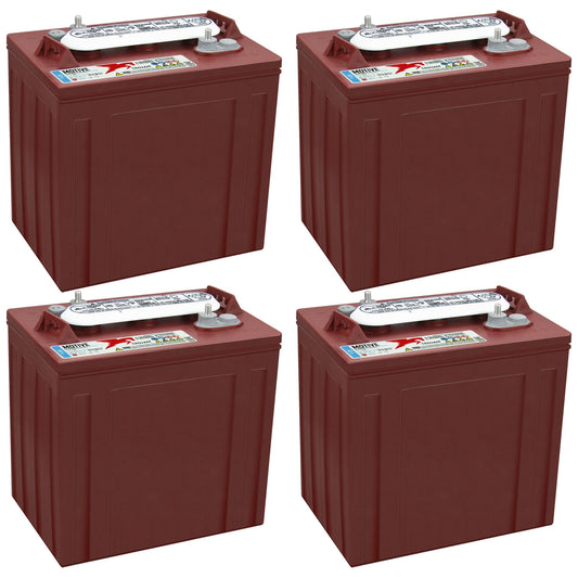 Trojan T-125 240Ah, 6V Deep Cycle Battery - 4 Pack