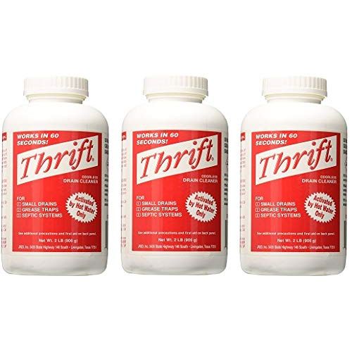 Thrift T-200 Drain Cleaner 2 lb (Pack of 3)