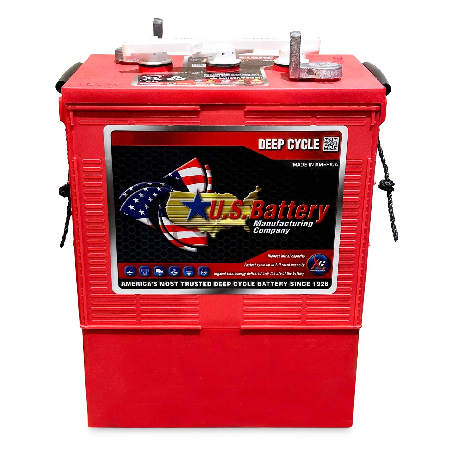 4pc US Battery USL16HC-XC2 Group Size 903 6V 420A Deep Cycle Flooded Lead Acid Battery