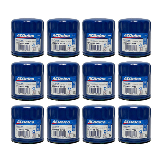 ACDelco GM PF66 (12735608) Original Equipment Engine Oil Filter (Case of 12)