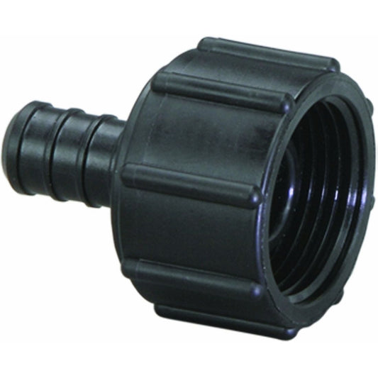VIEGA Pureflow Zero Lead Poly Alloy Pex Crimp Port Adapter with 3/8" x 1/2" Crimp x Manabloc Port