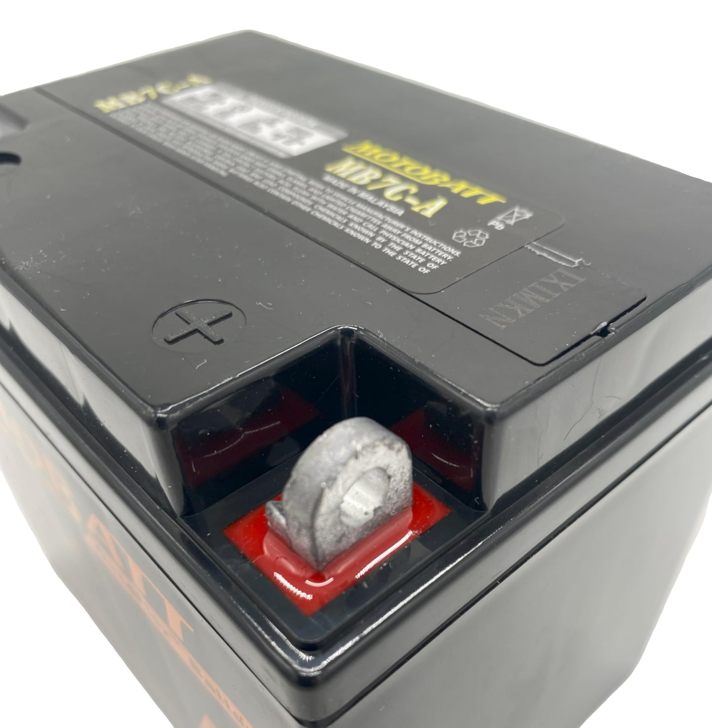 MB7CA Motobatt 12V AGM Battery - Replaces Yuasa YB7C-A