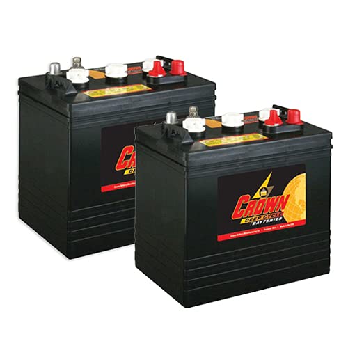 Crown Replacement for Trojan T105 6 Volt Battery - 2 Pack