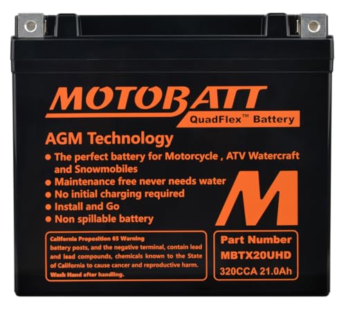 Motobatt, Motorcycle Battery, mbtx20uhd